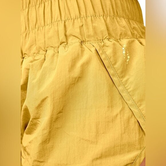 * Free People Movement The Way Home Shorts in "Gold" Yellow Size S - Picture 4 of 10